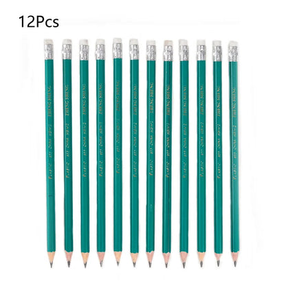 HB Plastics Lead Pencils with Eraser Essentials
