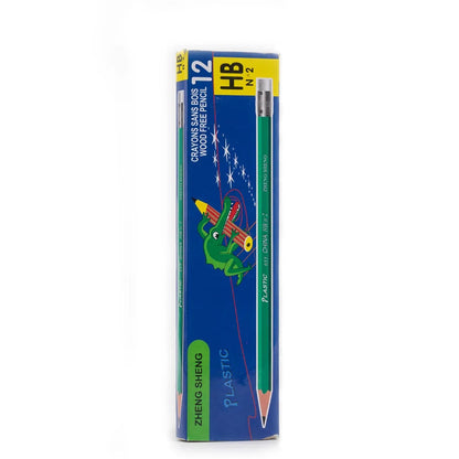 HB Plastics Lead Pencils with Eraser Essentials
