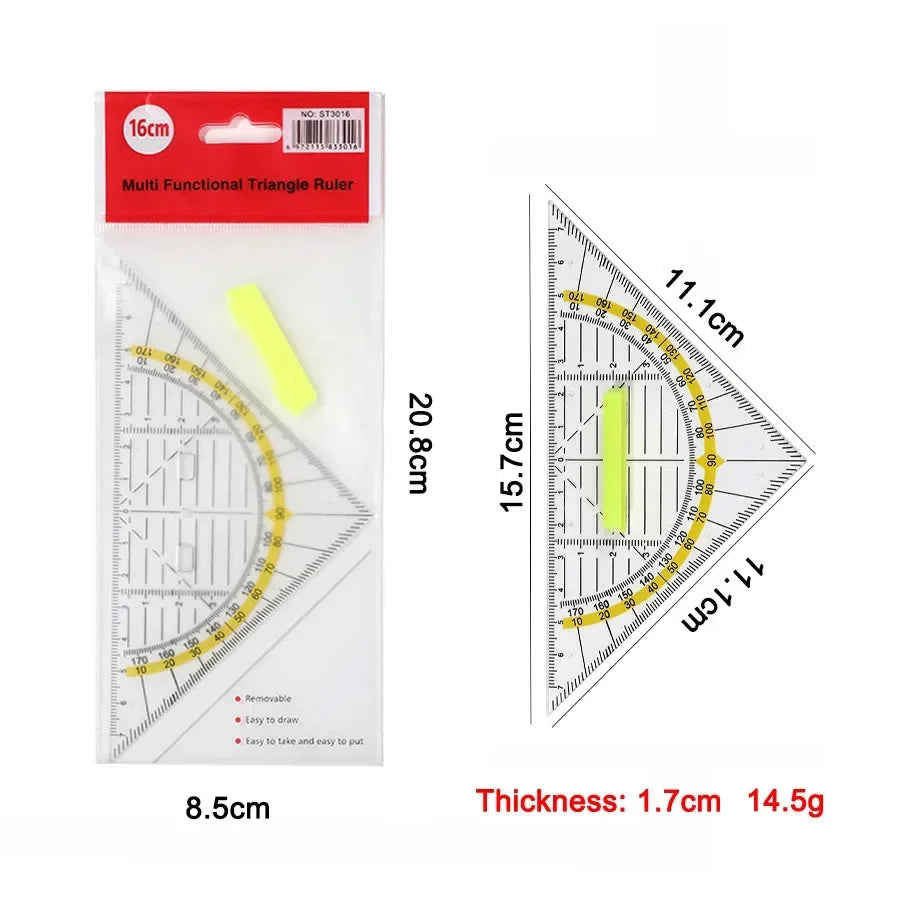Plastic Triangle Ruler Essentials