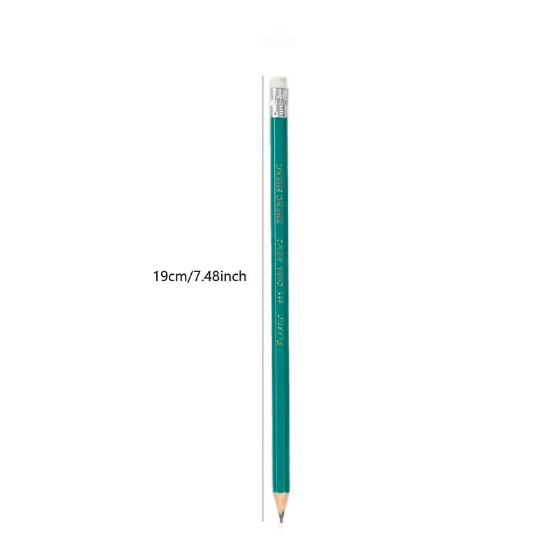 HB Plastics Lead Pencils with Eraser Essentials