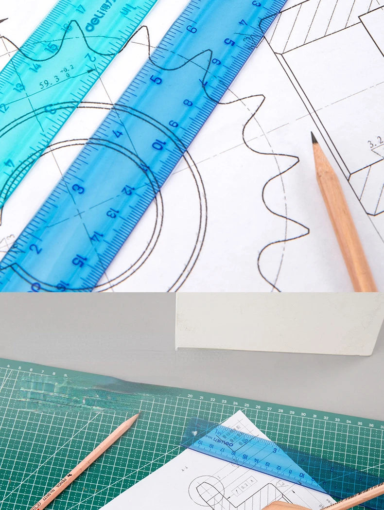Flexibale Rulers Soft Plastic Essentials