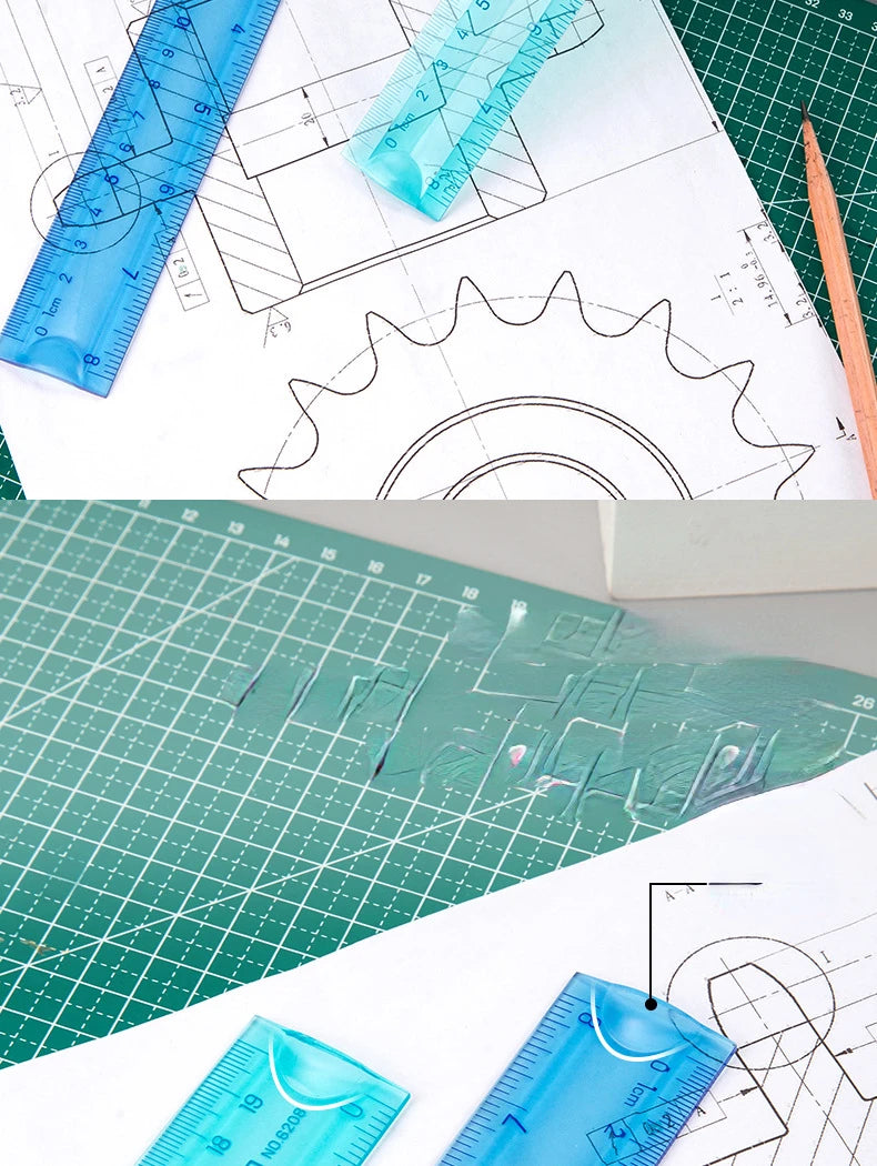 Flexibale Rulers Soft Plastic Essentials